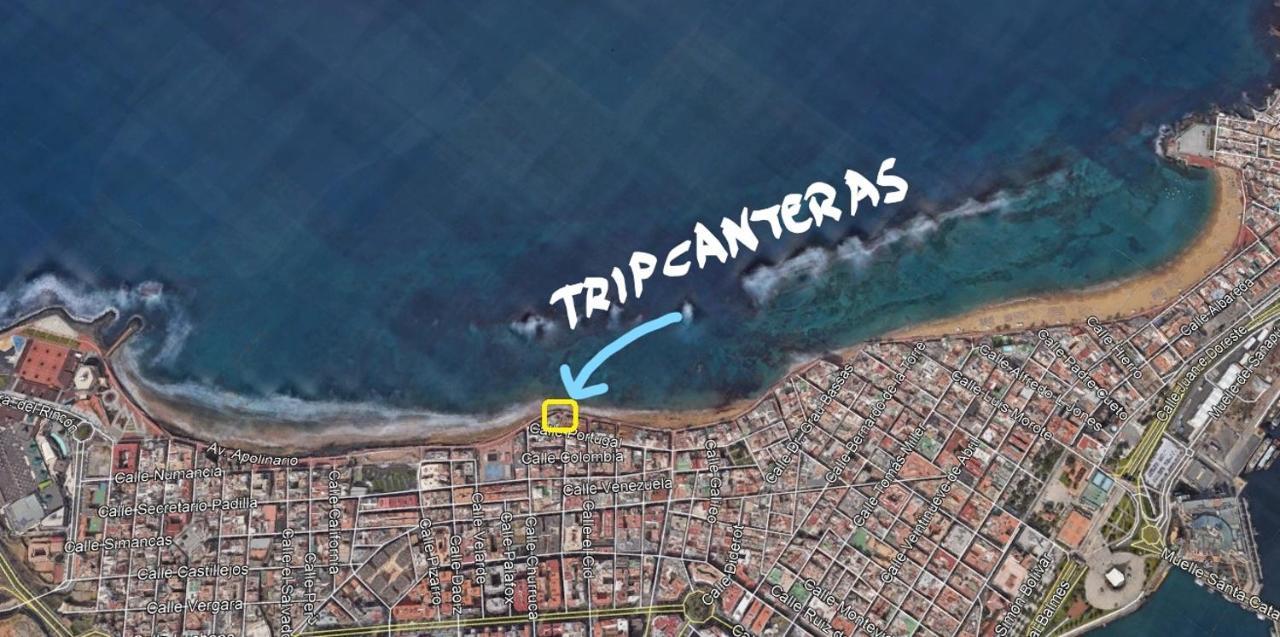 Trip Canteras, New Beach Apartment Las Palmas de Gran Canaria Eksteriør bilde